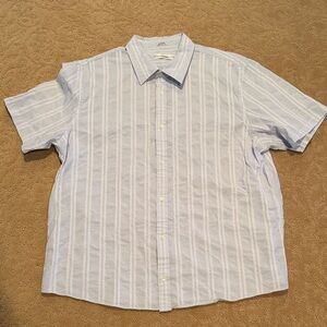 Calvin Klein cotton striped button down shirt
